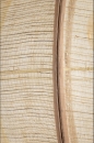 Foto 15832-2: Grote japandi hanglamp bol (78 cm)van licht hout en jute stof in beige