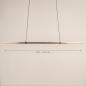 Foto 15855-1: Ausziehbare LED-Pendelleuchte in Bronze mit dimmbarer LED-Beleuchtung