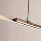 Foto 15855-13: Ausziehbare LED-Pendelleuchte in Bronze mit dimmbarer LED-Beleuchtung