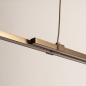 Foto 15855-14: Ausziehbare LED-Pendelleuchte in Bronze mit dimmbarer LED-Beleuchtung