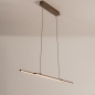 Foto 15855-2: Ausziehbare LED-Pendelleuchte in Bronze mit dimmbarer LED-Beleuchtung