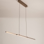 Foto 15855-4: Ausziehbare LED-Pendelleuchte in Bronze mit dimmbarer LED-Beleuchtung