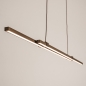 Foto 15855-6: Ausziehbare LED-Pendelleuchte in Bronze mit dimmbarer LED-Beleuchtung