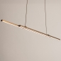 Foto 15855-8: Ausziehbare LED-Pendelleuchte in Bronze mit dimmbarer LED-Beleuchtung