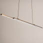 Foto 15855-9: Ausziehbare LED-Pendelleuchte in Bronze mit dimmbarer LED-Beleuchtung