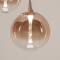 Foto 15866-11: 3-lichts hanglamp met glazen bollen en dimbare LED verlichting