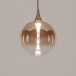 Foto 15867-3: Glazen hanglamp met dimbare LED verlichting 