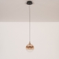 Foto 15867-5: Glazen hanglamp met dimbare LED verlichting 