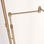 Foto 15871-14: Design led vloerlamp met uplighter en dimbare leeslamp in het brons