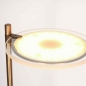 Foto 15871-15: Design led vloerlamp met uplighter en dimbare leeslamp in het brons