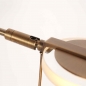 Foto 15871-4: Design led vloerlamp met uplighter en dimbare leeslamp in het brons
