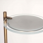 Foto 15871-6: Design led vloerlamp met uplighter en dimbare leeslamp in het brons
