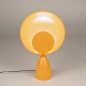 Foto 15872-4: Wunderschöne gelbe Tischleuchte aus Metall in Retro-Stil