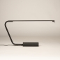 Foto 15885-2: Zwarte bureaulamp met touchdimmer en dim-to-warm led