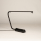 Foto 15885-3: Zwarte bureaulamp met touchdimmer en dim-to-warm led