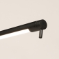 Foto 15885-7: Zwarte bureaulamp met touchdimmer en dim-to-warm led