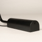 Foto 15885-8: Zwarte bureaulamp met touchdimmer en dim-to-warm led