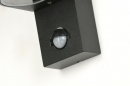 Foto 15892-12: Up-down wandlamp GU10 voor buiten met bewegingssensor