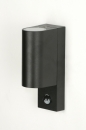 Foto 15892-8: Up-down wandlamp GU10 voor buiten met bewegingssensor