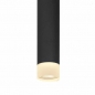Foto 15893-8: Moderne plafondlamp in het zwart met dimbare led verlichting