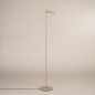 Foto 15894-5: Beigefarbene LED-Stehlampe mit verstellbarem Spot und dimmbarem LED-Licht