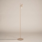 Foto 15894-6: Beigefarbene LED-Stehlampe mit verstellbarem Spot und dimmbarem LED-Licht