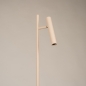 Foto 15894-7: Beigefarbene LED-Stehlampe mit verstellbarem Spot und dimmbarem LED-Licht