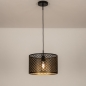 Foto 15911-2: Hotel chique hanglamp in zwart met goud (⌀40 cm)