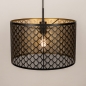 Foto 15911-4: Hotel chique hanglamp in zwart met goud (⌀40 cm)