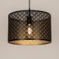 Foto 15911-5: Hotel chique hanglamp in zwart met goud (⌀40 cm)