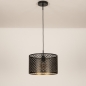 Foto 15911-6: Hotel chique hanglamp in zwart met goud (⌀40 cm)