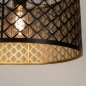 Foto 15911-7: Hotel chique hanglamp in zwart met goud (⌀40 cm)
