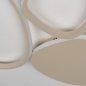 Foto 15940-5: Beige led plafondlamp met organische vormen