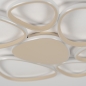 Foto 15941-7: Grote beige led plafondlamp met organische vormen