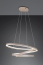 Foto 15977-2: Grote ovale led hanglamp in het beige