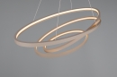Foto 15977-4: Grote ovale led hanglamp in het beige