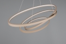 Foto 15977-5: Grote ovale led hanglamp in het beige
