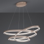 Foto 15977-8: Grote ovale led hanglamp in het beige
