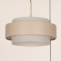 Foto 16046-10: Combineer stijl en gemak met deze beige hanglamp!