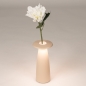 Foto 16095-5: Beige Tischlampe und Vase in einem; kabellos und einfach aufladbar!