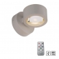 Foto 16107-10: Oplaadbare beige led wandlamp met dimbare led verlichting