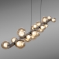 Foto 16108-3: Hanglamp PURE E-Popup champagne & brons elektrisch 180cm