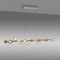 Foto 16108-8: Hanglamp PURE E-Popup champagne & brons elektrisch 180cm