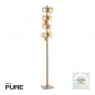 Foto 16111-5: Vloerlamp PURE E-Popup champagne & brons hoogte 160cm