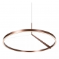 Foto 16114-2: Lucide APPLAUSE - Hanglamp - Ø 80 cm - LED Dimb. - CCT - 1x50W 2700K/4000K - Handbewegingssensor - Koffie | Premium