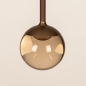Foto 16115-6: Lucide CALINA - Hanglamp - LED Dimb. - CCT - 12x7W 2200K/3300K - Koffie | Premium
