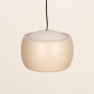 Foto 16118-10: Beige hanglamp met vijf lichtpunten, een Easy Lift systeem en een Dim to Warm functie