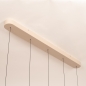 Foto 16118-11: Beige hanglamp met vijf lichtpunten, een Easy Lift systeem en een Dim to Warm functie