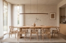 Foto 16129-13: Stilvolle Hängelampe aus Holz im Japandi-Design