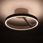 Foto 16136-3: Mooie led plafondlamp in de kleur beige en dimbaar met gewone schakelaar